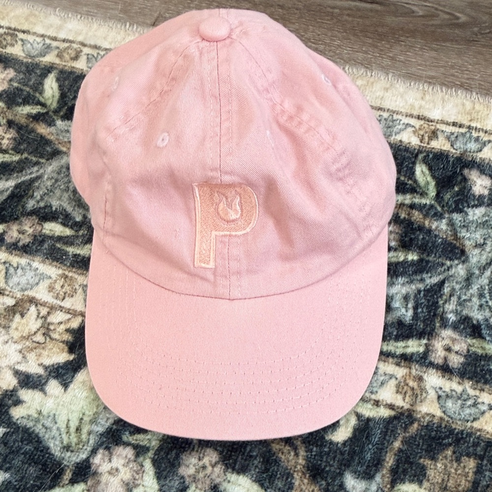 Port Authority Pink Embroidered 'P' Cotton Baseball Cap